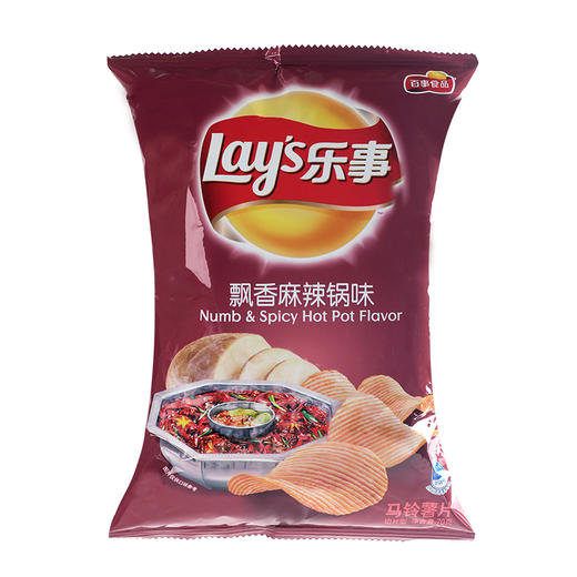 乐事 薯片70g系列 经典原味+青柠味+海盐黑胡椒+ 飘香麻辣锅味+ 墨西哥鸡汁番茄味+意大利香浓红烩味 商品图3