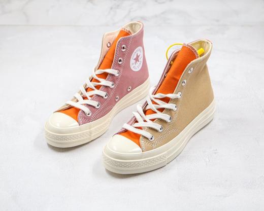 匡威 高低帮 环保粉蓝色 环保拼色 马卡龙撞色 Converse 推出全新 Tri-Panel Renew 系列】张艺兴同款 🌵Size ：35-44 商品图0