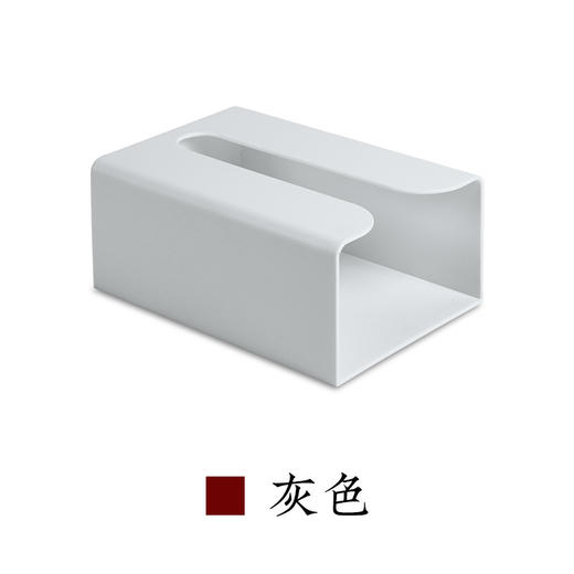 【厨房无痕贴抽纸盒墙上壁挂式、2个】纸巾架创意简约塑料多功能居家日用纸巾盒 商品图4