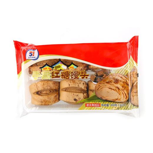 五丰手撕红糖馒头450g（6只） 商品图0