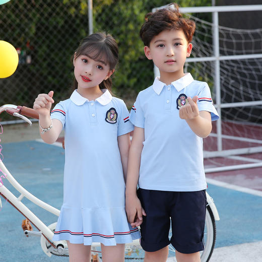 MMX-PPX501新款纯棉男女中小学生英伦风班服连衣裙 商品图2