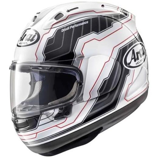 日本进口Arai RX-7X 马莫拉白 马莫拉红 骑行全盔 赛道盔 商品图0