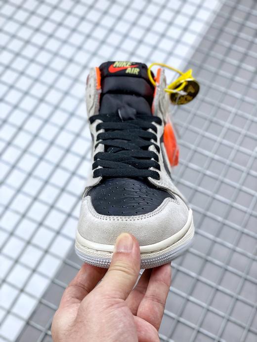 Air Jordan 1 Retro High OG “Neutral Grey”中性灰 灰橘 灰白粉 灰麂皮 做旧 货号：555088-018 商品图1