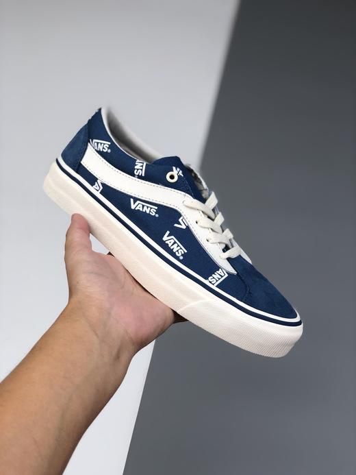 Vans Bold Ni 万斯 经典雾霾蓝/荧光绿 采用多Logo填满鞋身 跳动出色 跳动出格 尺码：35-44 工艺：硫化1:1（重量1:1、真标、原钢印、材质标、鞋型标、合格证） 商品图1