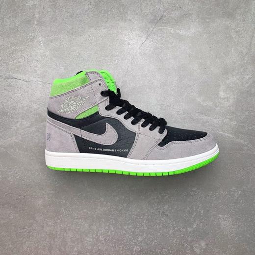 Air Jordan AJ1 “Neutral Green” 黑绿麂皮 做旧风 555088-070 Size：36-46 商品图0