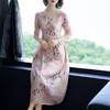 NYL-3667330苎麻连衣裙2020新款气质女神范文艺棉麻减龄裙子 商品缩略图0