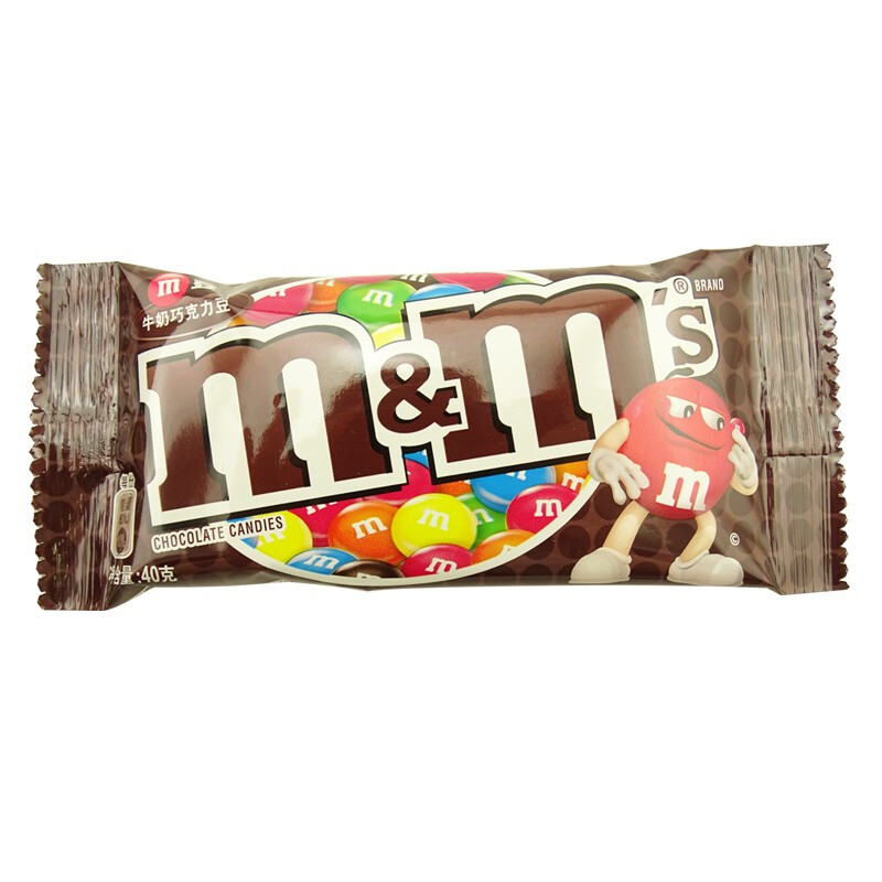 m&m"s牛奶巧克力豆40克/袋 2袋装