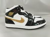 Air Jordan 1 Mid AJ1 乔丹 小黑金脚趾 漆皮 中帮 852542-007 尺码 36-46 商品缩略图0