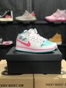 清新春日气息,全新耐克Nike Air Jordan 1 Mid GS"Digital Pink"AJ1乔丹一代中帮经典复古文化休闲运动篮球鞋“ 南海岸绿粉蒂芙尼”555112-102 男女鞋 气垫 商品缩略图0