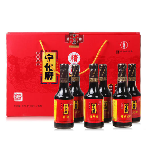宁化府老陈醋精酿六味醋礼盒230ml*6瓶 商品图4