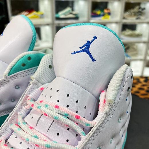 “蒂芙尼白绿色” 女鞋36-40真标头层皮带半码！实战碾碎水泥！乔丹飞人 Air Jordan 13 JTH NRG Tinker AJ13乔13 商品图3