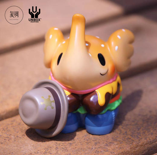 Unbox Greenie&Elfie Burger 狂野西部Elfie 商品图1