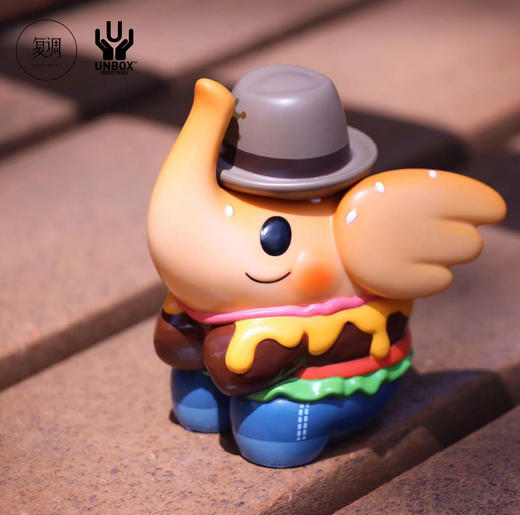 Unbox Greenie&Elfie Burger 狂野西部Elfie 商品图3