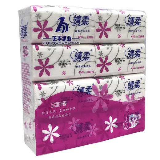 靖柔450系列3层抽纸（8包/提） 商品图0