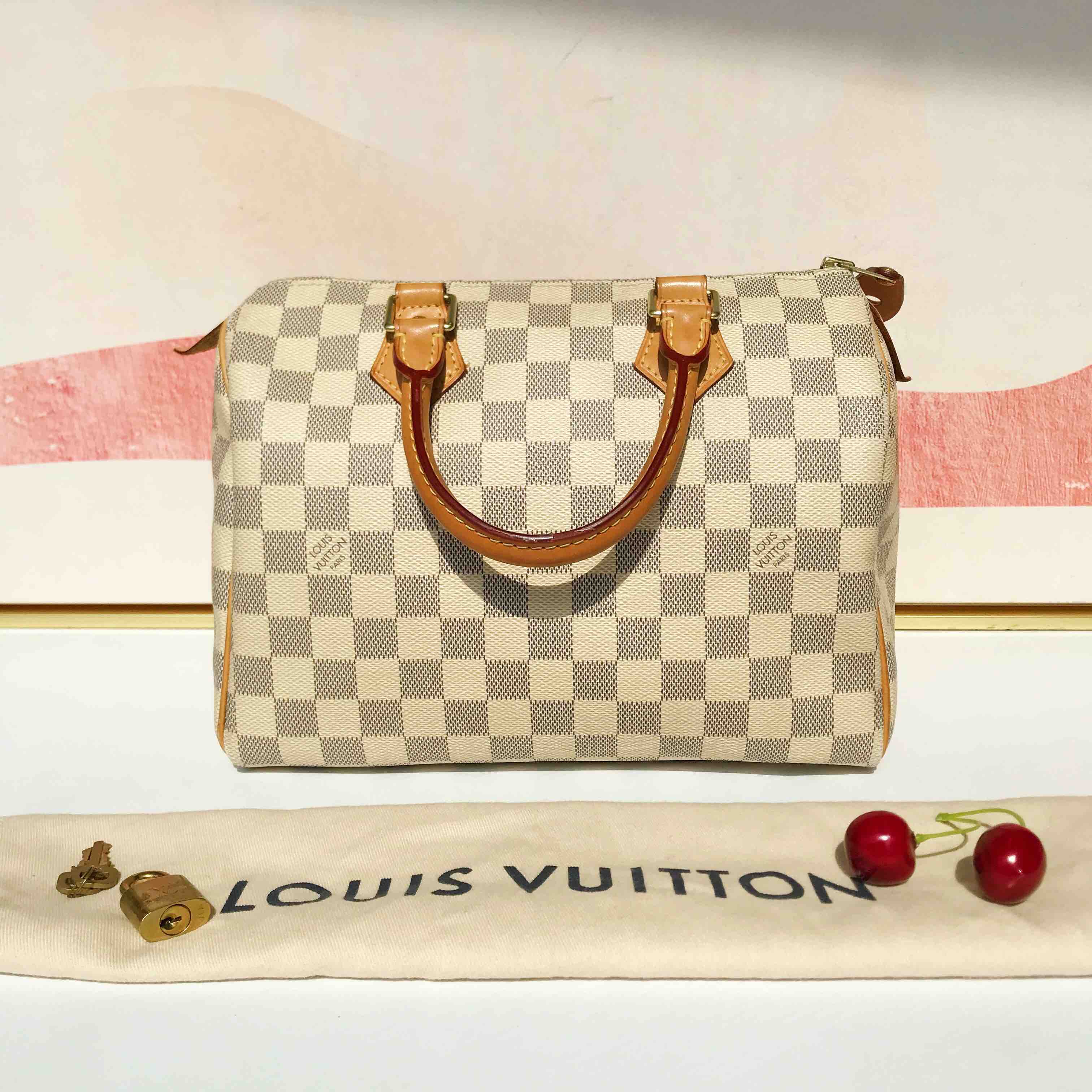 lv speedy25 白棋盘 公价10500