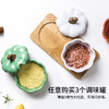 摩登主妇南瓜调料盒个性陶瓷创意罐子可爱盐罐组合套装厨房组合装 商品缩略图2
