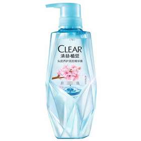 清扬春樱微醺头皮养护润发护发素375ml*1瓶