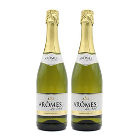 【双支特惠装】奥莫斯起泡葡萄酒AROMAS SPARKLING 750ml*2