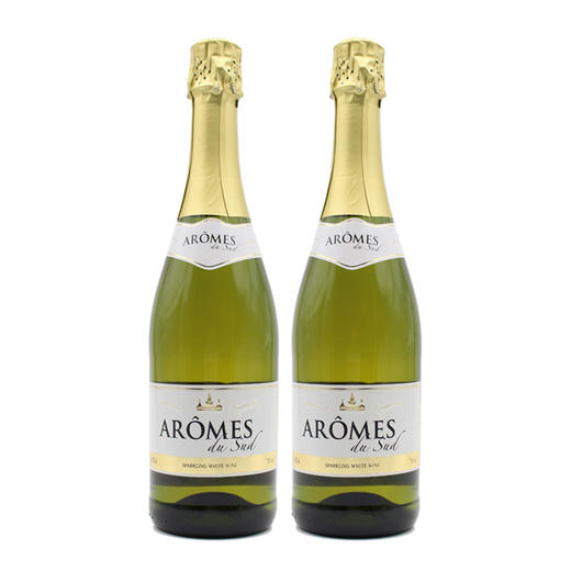 【双支特惠装】奥莫斯起泡葡萄酒AROMAS SPARKLING 750ml*2 商品图0