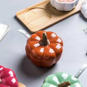 摩登主妇南瓜调料盒个性陶瓷创意罐子可爱盐罐组合套装厨房组合装