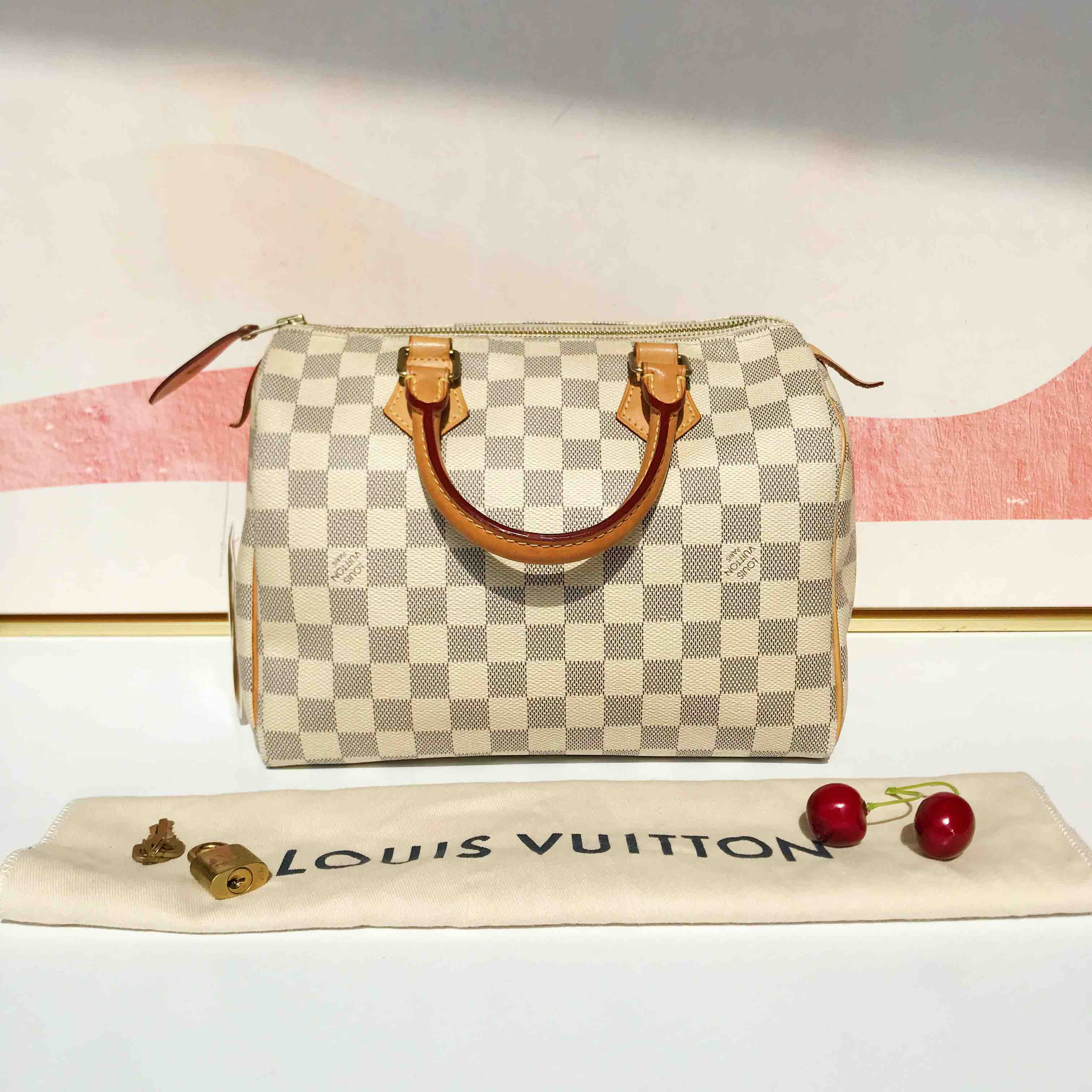 lv speedy25 白棋盘 公价10500