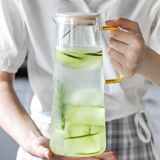 摩登主妇冷水壶大容量家用凉水壶玻璃壶耐高温凉茶壶开水杯果汁壶 商品图1