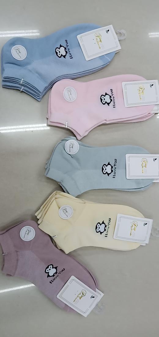 芳菲路女式网棉船袜5双装 商品图2