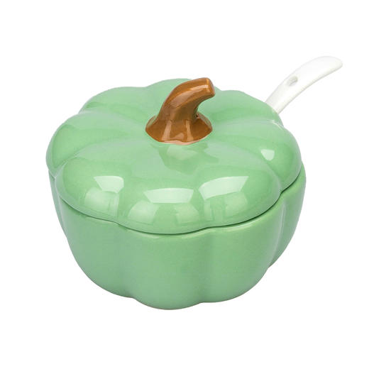 摩登主妇南瓜调料盒个性陶瓷创意罐子可爱盐罐组合套装厨房组合装 商品图4