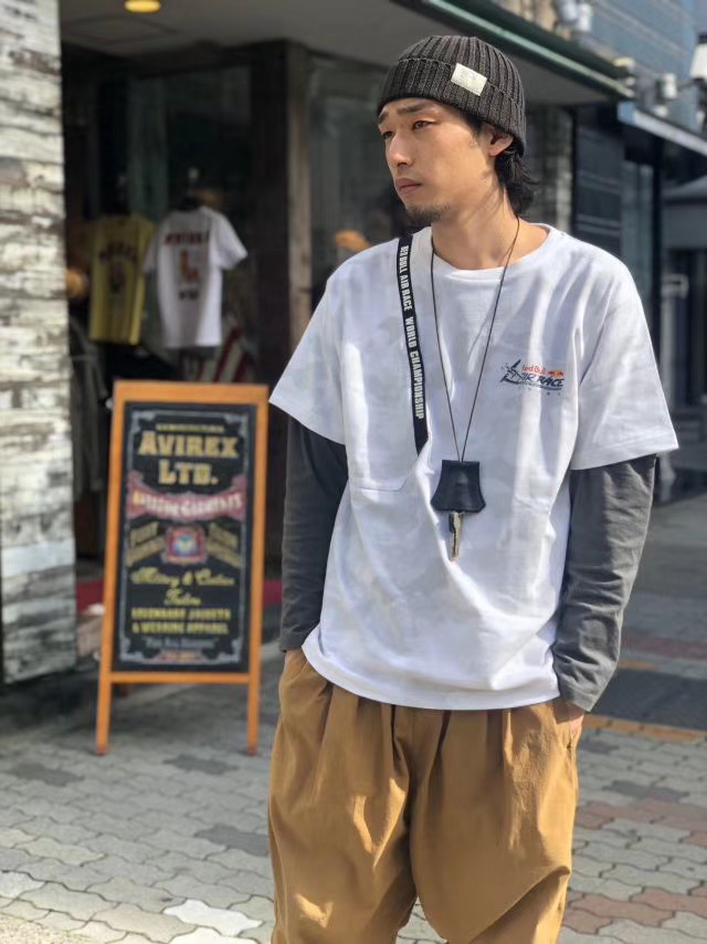 Avirex 红牛特技飞行世界锦标赛2019年特别纪念版短袖T恤 高克重 剪标