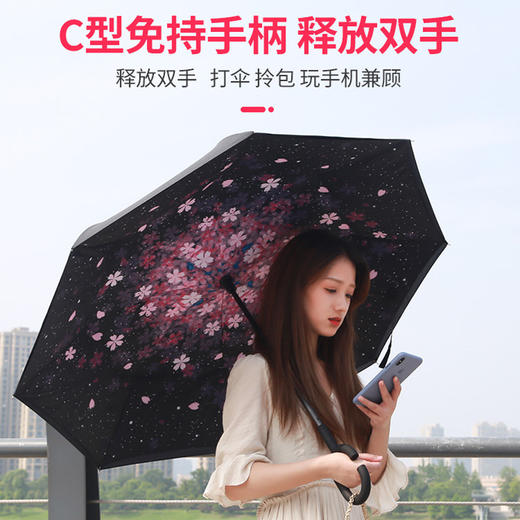 德国创意双层反向伞 | 可站立，长柄男女晴雨伞，防湿身单品 商品图6