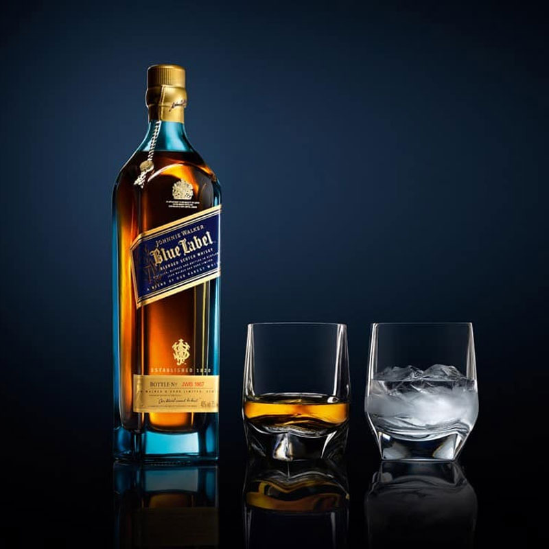 johnnie walker尊尼获加蓝牌威士忌 调和威士忌 蓝方威士忌