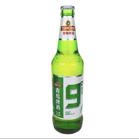青岛啤酒9度冰爽500毫升/瓶12/箱