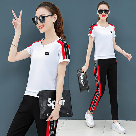WH-191l9316夏季新款时尚休闲两件套 商品图2
