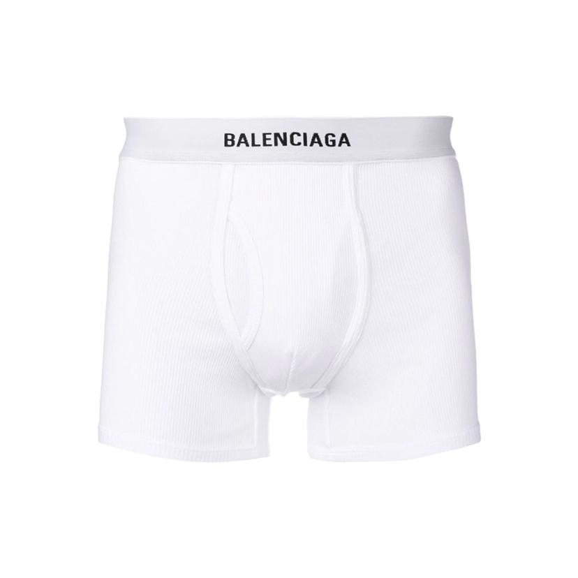 balenciaga 白色logo男士平角内裤3件套 m