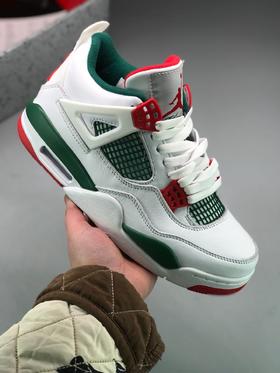 Air Jordan 4 Retro NRG " Do the Right Thing "  AJ4乔4 白绿配色 男子篮球鞋 官方货号：AQ3816-163尺码：40-46
