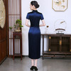 YSN-2011 新款重工刺绣长款走秀日常旗袍 商品缩略图3