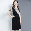 YWE-HYX-B22035新款气质减龄印花连衣裙 商品缩略图1