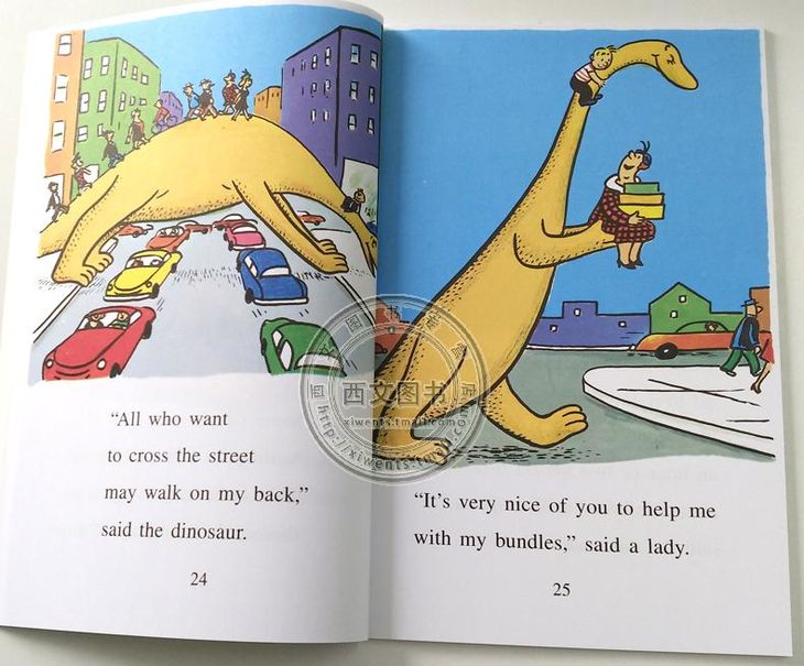 【8册】英文原版绘本i can read danny and the dinosaur 恐龙系列 汪