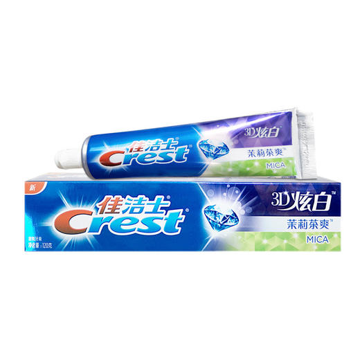 佳洁士牙膏3D炫白茉莉茶爽（120g/支） 商品图0