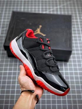 Air Jordan 11 Retro Low Bred AJ11黑红 low 低帮 情怀之作 528895-012 Size：40-46