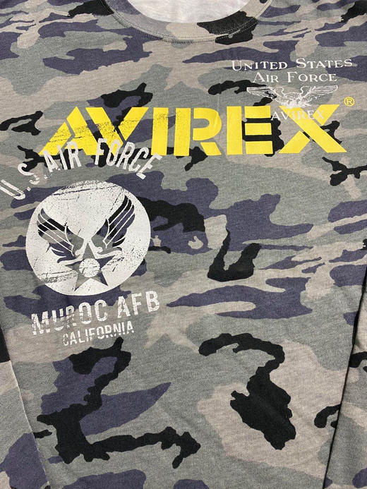 军潮！Avirex美军官方供应商！空军主题长袖T恤！标全。正品保真。 商品图8