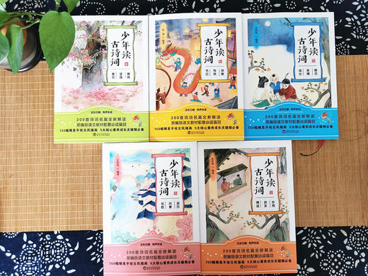 《少年读古诗词》全5册 1-9年级部编版语文必读篇目 商品图6