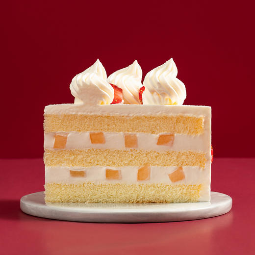 【限时特惠-128元】雪见莓莓 鲜甜可口的奶油草莓蛋糕-2磅（高州） 商品图6