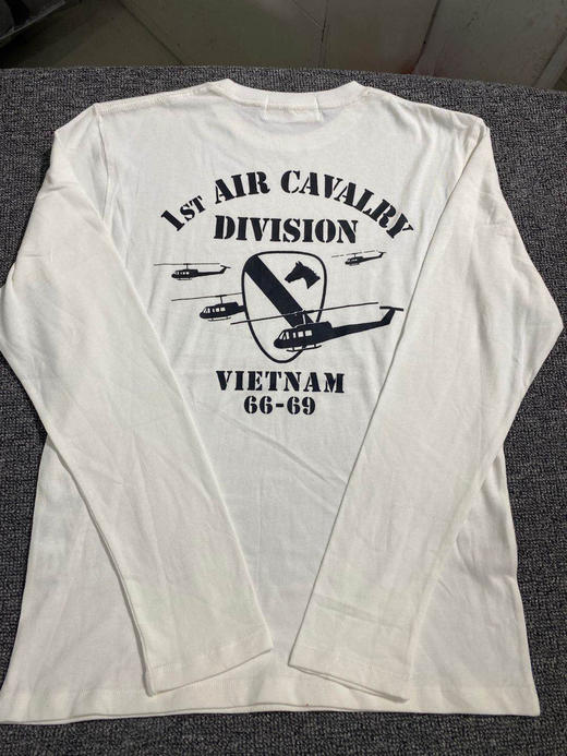 军潮！Avirex美军官方供应商！越战空骑兵主题！长袖T恤！标全！正版保真！ 商品图5