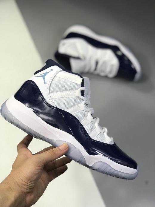 Air Jordan 11 Retro " Win Like 82 " 乔治城 乔11 aj11 午夜蓝 篮球鞋 原厂碳板加持 进口牛津布 货号:378037-123 尺码：40-47 商品图0