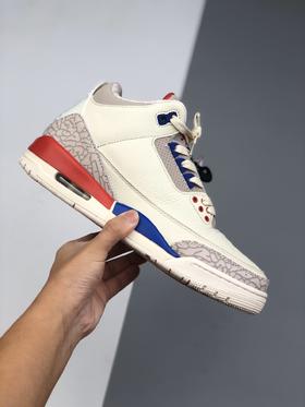 Air Jordan 3 Charity Game 白红蓝 AJ3 独立日 136064-140 Size 40-45