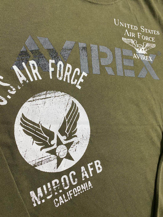 军潮！Avirex美军官方供应商！空军主题长袖T恤！标全。正品保真。 商品图4