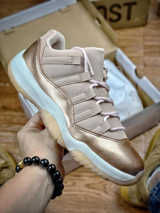 Air Jordan 11 Low Rose Gold 乔11 AJ11代经典球鞋 AH7860-105 玫瑰金   Size:36-46 商品图0