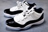 AIR JORDAN XI LOW CONCORD AJ11黑白低帮low 康扣 #进口原材料原厂打造市场最强品质，鞋楦磨具全部原厂配备 #原装漆皮 #原装碳板水晶大底 官方货号：528895-153 商品缩略图0