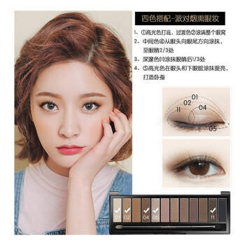 凯芙兰柔光百变12色眼影盘 商品图2
